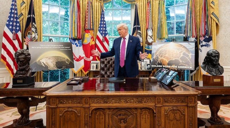 US President Donald Trump announces plans for Golden Dome in the Oval Office. Photo Credit: White House, X