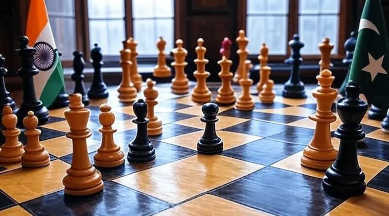 flags chess india pakistan grok