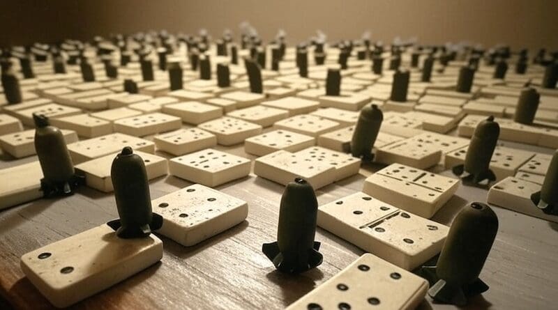 dominoes nuclear bombs grok