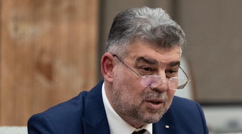 File photo of Romania's Prime Minister Marcel Ciolacu. Photo Credit: Marcel Ciolacu, X