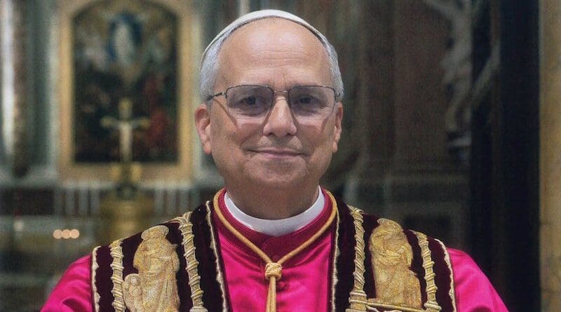 A cropped version of the official portrait of Pope Leo XIV, published by the Vatican on May 10, 2025. | Vatican Media