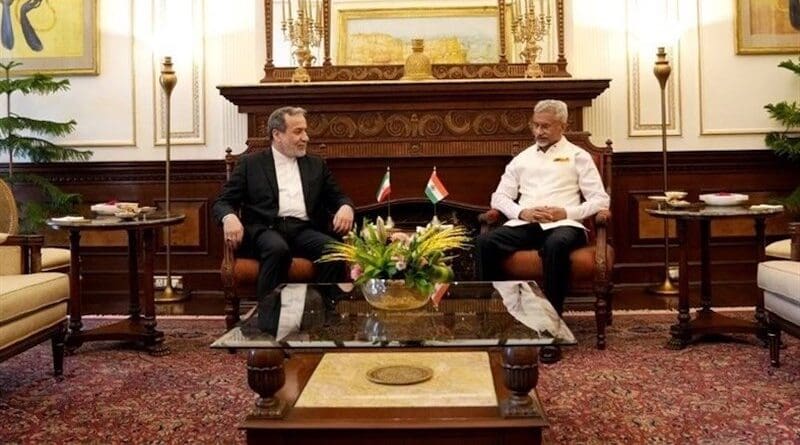 Iran’s Foreign Minister Seyed Abbas Araqchi with India's External Affairs Minister Subrahmanyam Jaishankar. Photo Credit: Tasnim News Agency