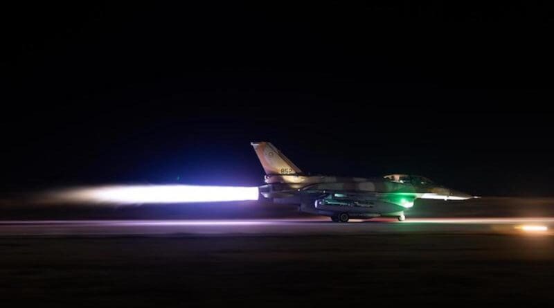 An Israeli jet participates in Operation Rising Lion. Photo Credit: IDF