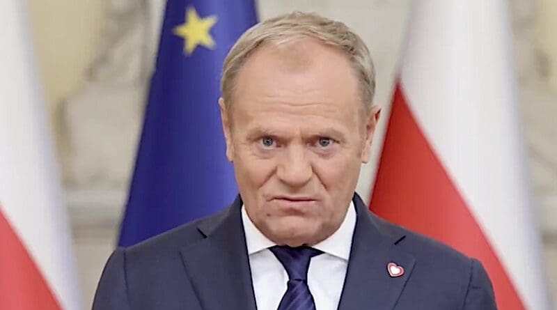 Poland's Prime Minister Donald Tusk. Photo Credit: Donald Tusk video screenshot, X