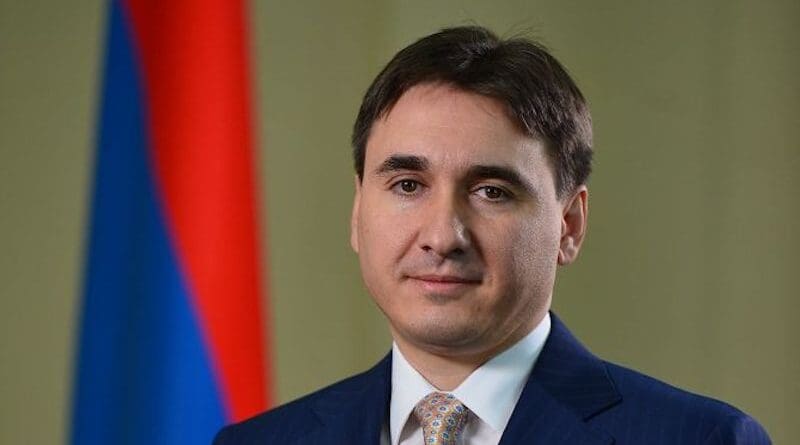 Official portrait of former Armenian Deputy Prime Minister Armen Gevorgyan. Photo Credit: Armenia Government