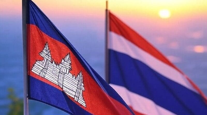 flags cambodia thailand grok