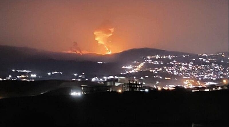 Israeli airstrike on Iran. Photo Credit: PMOI
