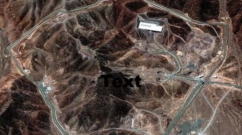Iran's Fordow nuclear site. Photo Credit: Mehr News Agency