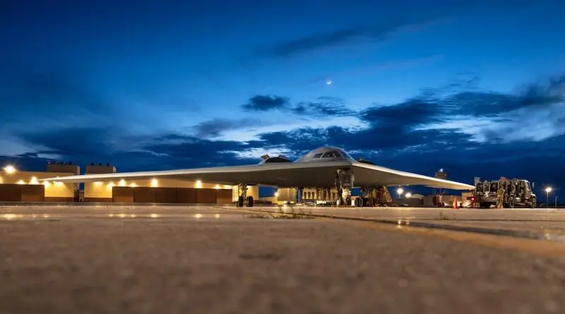 A B-2 Spirit at Whiteman Air Force Base. Photo Credit: Joshua Hastings, Air Force