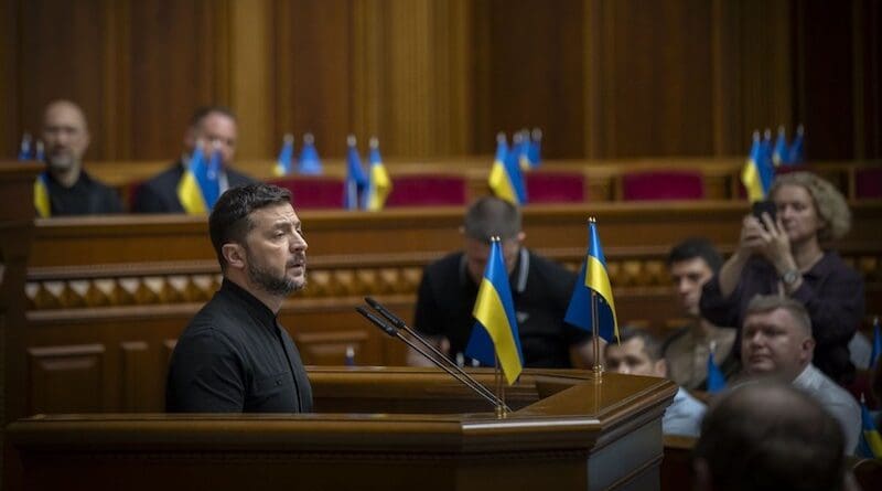 Ukraine's President Volodymyr Zelenskyy. Photo Credit: Ukraine Presidential Press Service