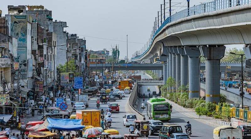 delhi india traffic city