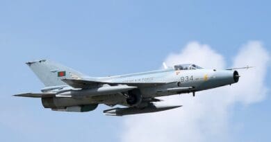 File photo of a Bangladesh Air Force J-7BGI. Photo Credit: Shadman Samee, Wikipedia Commons