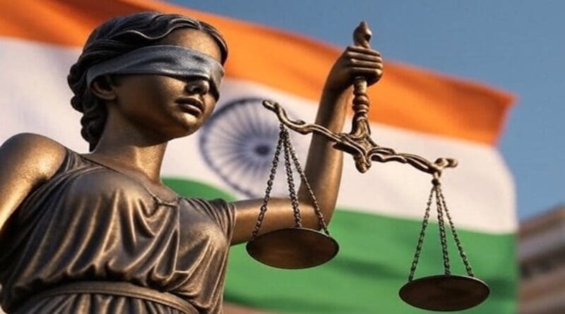 india flag lady justice grok