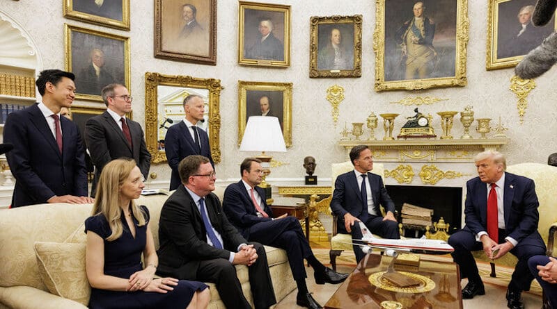 NATO Secretary General Mark Rutte meets with the President of the United States Donald J. Trump. Photo Credit: NATO