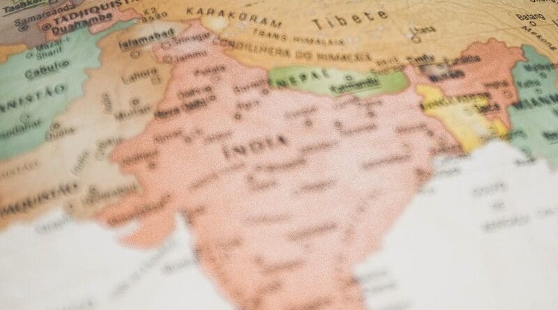 south asia india map Nepal