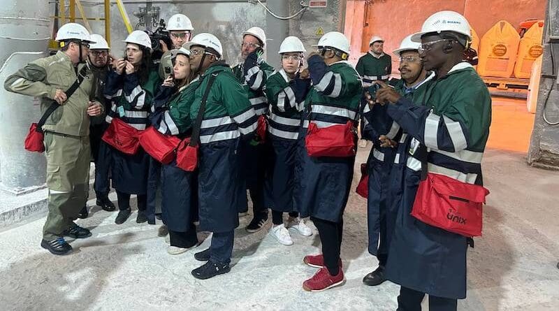 Journalists visit PhosAgros Volkhov Plant, Russia. July 2025