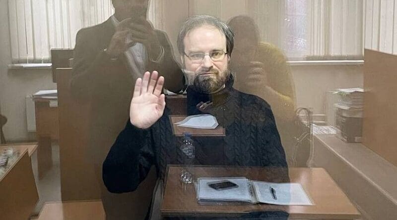 Ilya Vasilyev in court, Moscow, 2024 Photo Credit: Gevorg Aleksanyan
