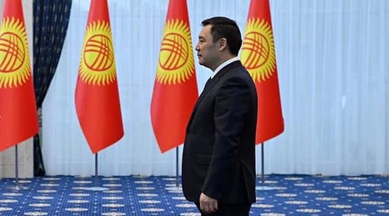 Kyrgyzstan’s President Sadyr Japarov. Photo Credit: Latvian Foreign Ministry