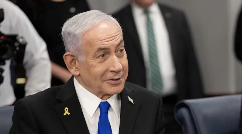 Israeli Prime Minister Benjamin Netanyahu. Photo Credit: Navy Petty Officer 1st Class Alexander Kubitza, DOD
