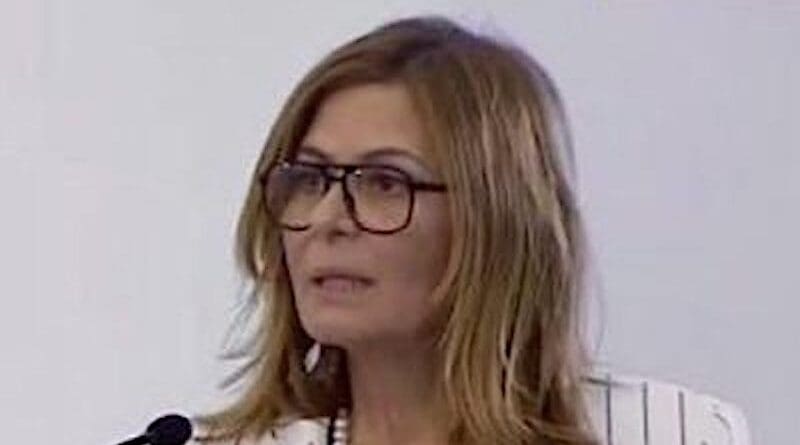 Syria's Minister of Social Affairs and Labor Hind Kabawat, Photo Credit: Hind Kabawat, X