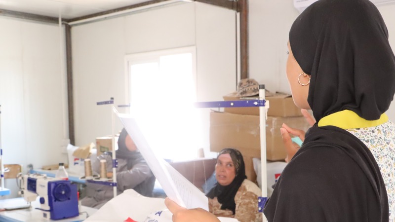 Souad speaking and motivating the women’s cooperative in Tinmel village, May 29, 2025. Photo Credit: High Atlas Foundation