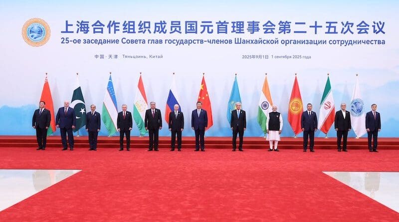 Family photo of Shanghai Cooperation Organization (SCO) in Tientsin. Photo Credit: SCO