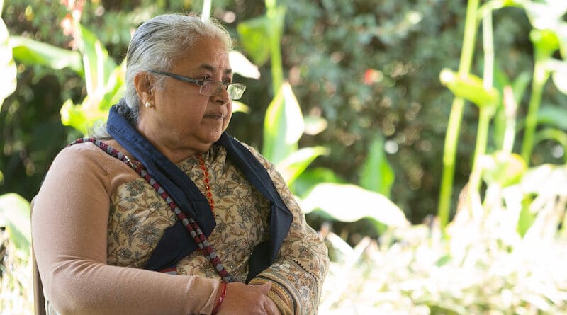 File photo of Nepal's Sushila Karki. Photo Credit: US Embassy Kathmandu, Wikipedia Commons