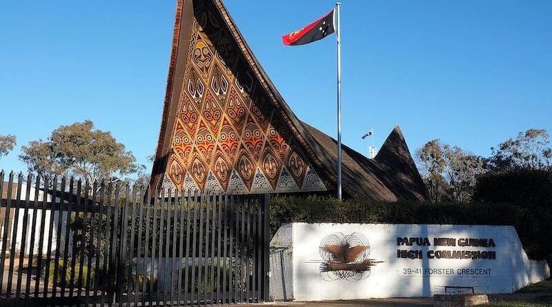 Papua New Guinea high commission in Canberra, Australia. Photo Credit: Nick-D, Wikipedia Commons