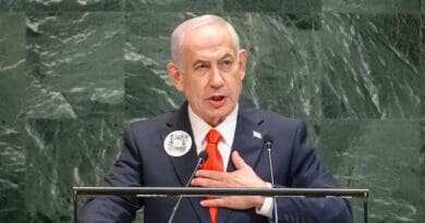 Prime Minister Benjamin Netanyahu of Israel addresses the general debate of the General Assembly’s eightieth session. Photo Credit: UN Photo/Loey Felipe