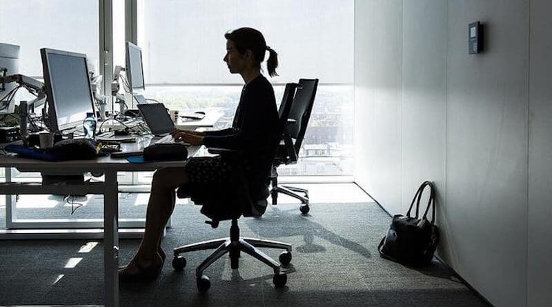 Office worker in the Hague, Netherlands. CREDIT: Dutch Ministry of Foreign Affairs