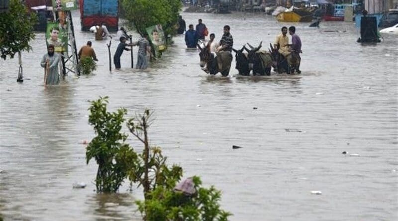 Flooding in Pakistan. Photo Credit: Tasnim News Agency