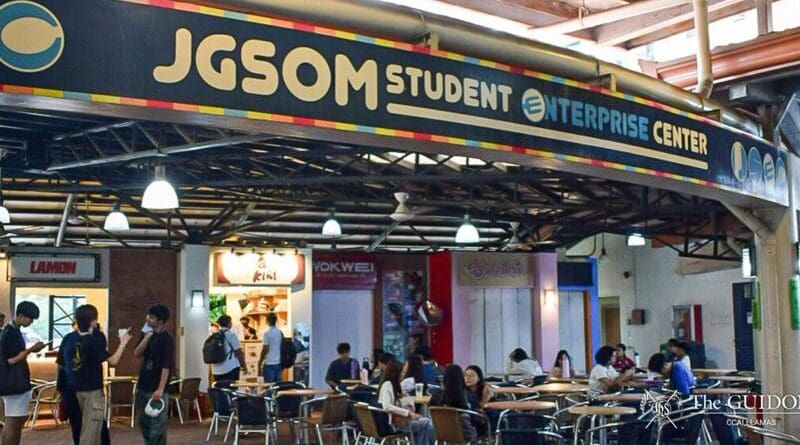 The Ateneo de Manila University’s Student Enterprise Center houses a variety of student-led food stalls, an ideal test bed for AI-assisted tools aimed at empowering small businesses. PHOTO: Ccai Llamas / The Guidon