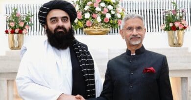 Afghanistan’s Foreign Minister Mawlawi Amir Khan Muttaqi with India’s External Affairs Minister Dr. S. Jaishankar. Photo Credit: Dr. S. Jaishankar, X