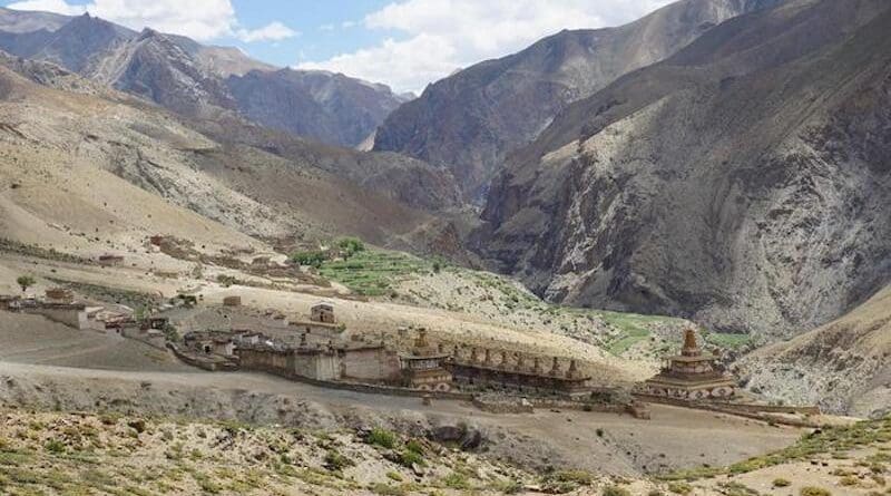 The Yangtse Monastery, also known as Yang-tsher, is located in the Panzang Valley in Nepal. It covers a total area of 6,600 square metres and consists of three temples and several chortens. CREDIT: Carmen Auer - TU Graz