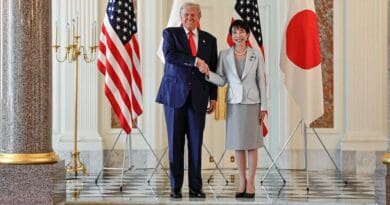 President Donald J. Trump and Japanese Prime Minister Sanae Takaichi. Photo Credit: POTUS, X
