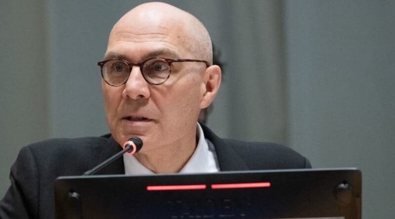 Volker Türk, UN High Commissioner for Human Rights. Photo Credit: UN Photo/Evan Schneider