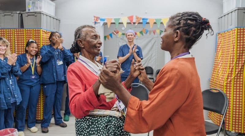 Marie Jeanne and her daughter Germaine. Source: Mercy Ships