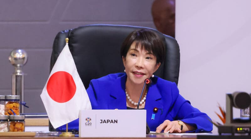 Japan's Prime Minister Sanae Takaichi. Photo Credit: @JPN_PMO, X