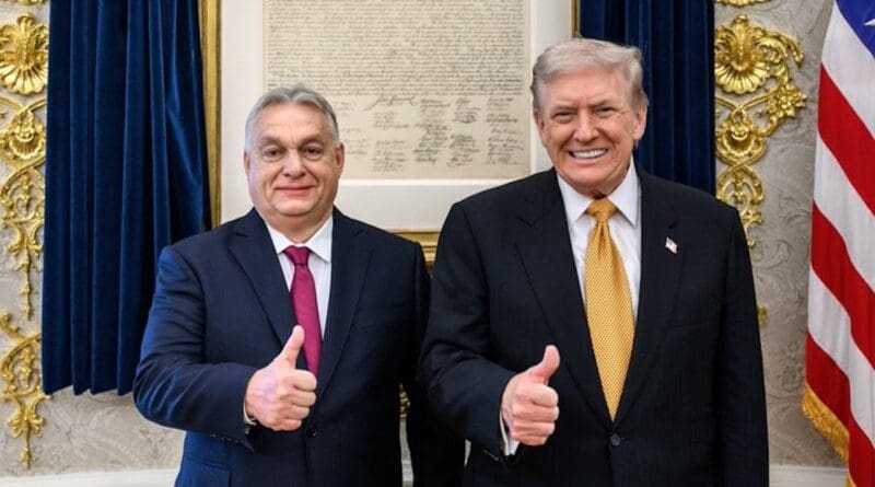 Hungary's Prime Minister Viktor Orbán with US President Donald Trump. Photo Credit: White House, X