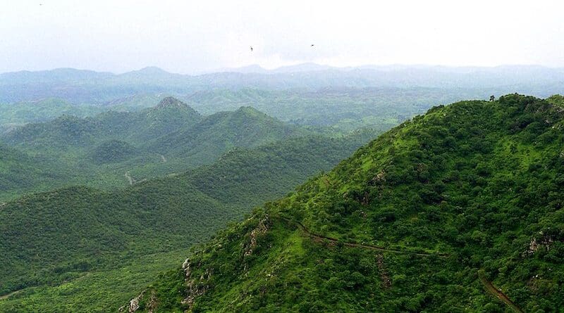 The Aravalli Hills in India. Photo Credit: Nataraja, Wikimedia Commons