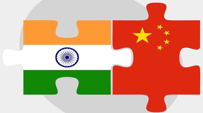 india china flags