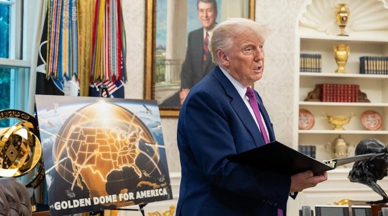 US President Donald Trump announces plans for Golden Dome in the Oval Office. Photo Credit: White House, X