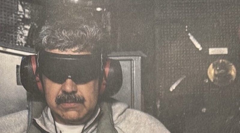 Nicolas Maduro on board the USS Iwo Jima. Photo Credit: @realDonaldTrump, X