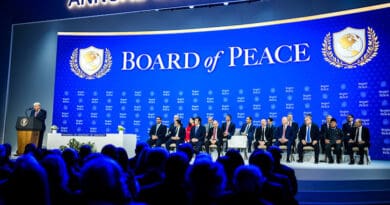 President Donald Trump participates in the Board of Peace Charter Announcement and Signing ceremony during the World Economic Forum, Thursday, January 22, 2026, at the Davos Congress Center in Davos, Switzerland. (Official White House Photo by Daniel Torok)