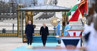 President of Uzbekistan Shavkat Mirziyoyev in Turkey with President Recep Tayyip Erdoğan.
