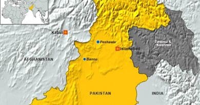 The locations of Islamabad, Peshawar and Bannu in Pakistan. Credit: VOA