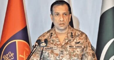 Pakistan's Director General of ISPR Ahmed Shareef Chaudhry