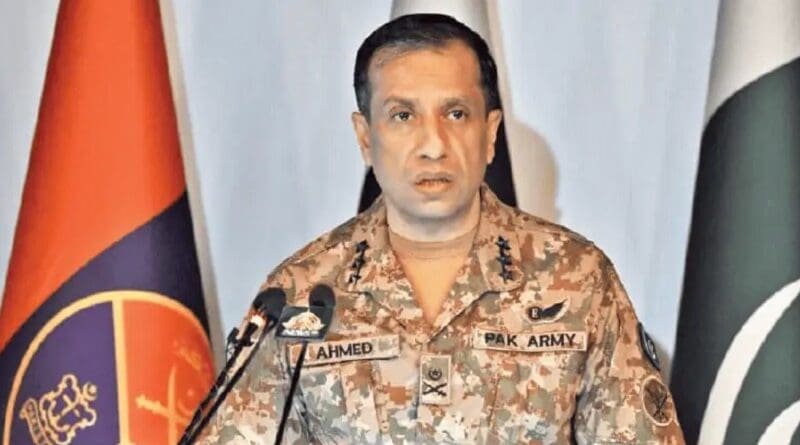 Pakistan's Director General of ISPR Ahmed Shareef Chaudhry