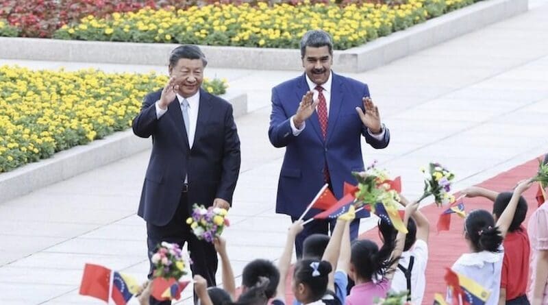 China's President Xi Jinping with Venezuela's Nicolás Maduro. Photo Credit: Chinese government