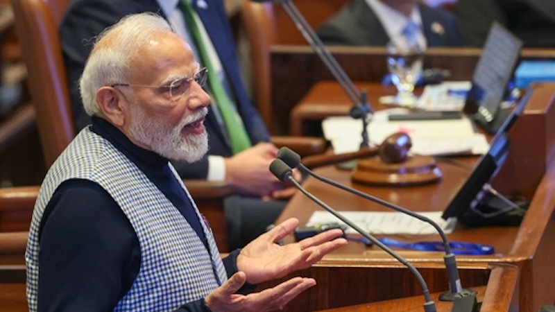 From Non-Alignment To Alignment: Modi’s Knesset Speech And The Eclipse Of India’s Palestine Doctrine – opEd